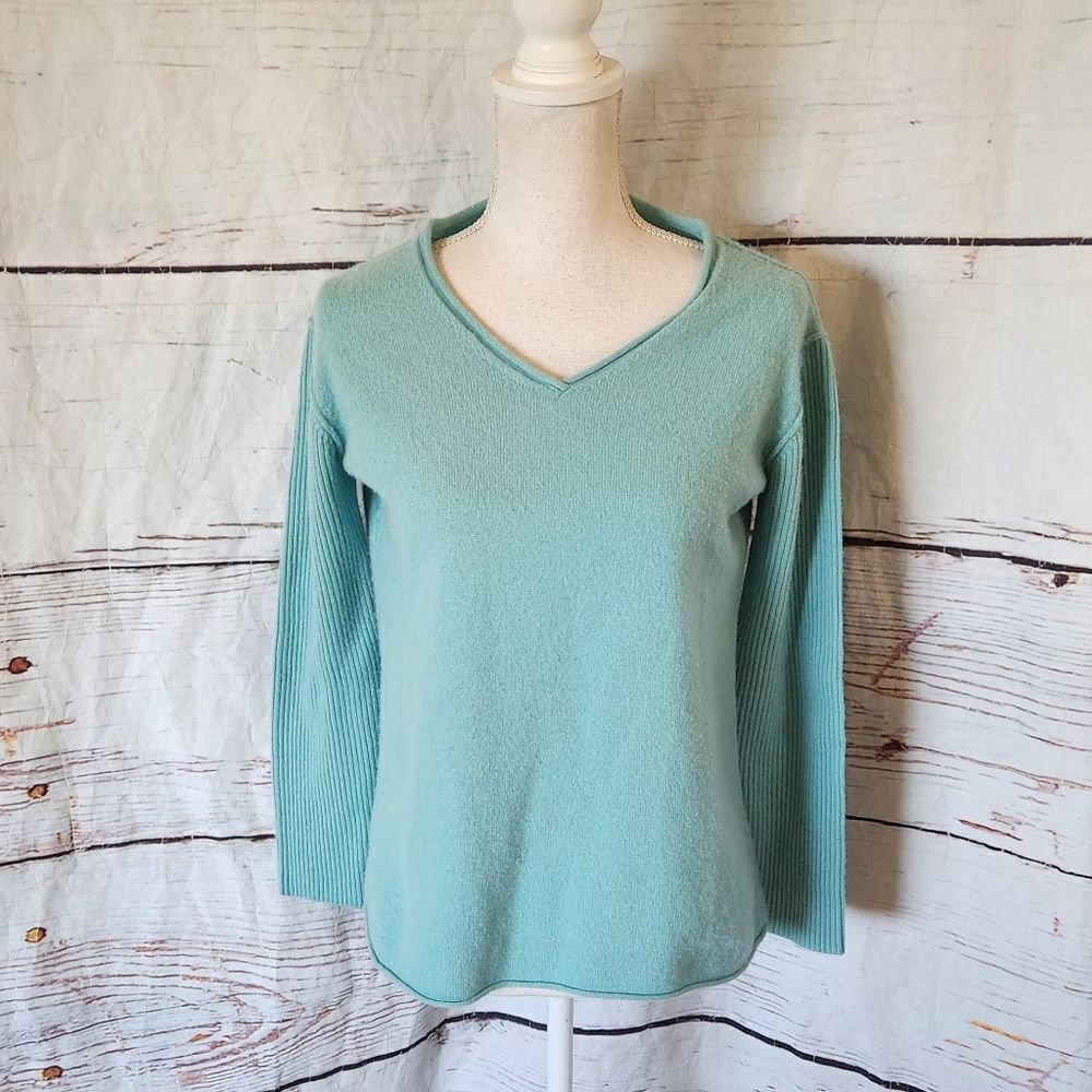 Sundance Cashmere V Neck Sweater Size Small
